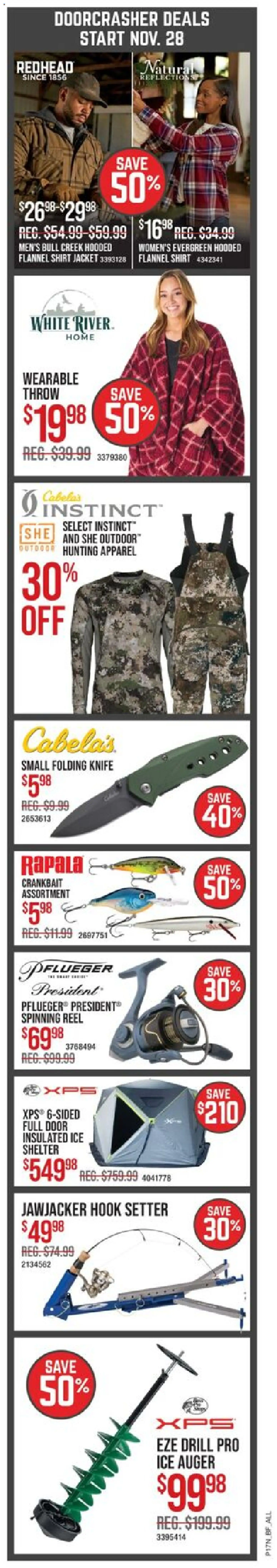 Cabelas flyer valid from 28.11.2025 | Page: 2 | Products: Shirt, Jacket