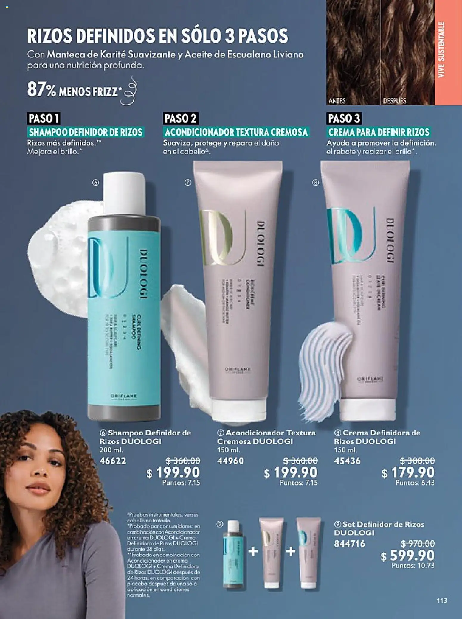 Nuevas ofertas de Oriflame válidas en toda la República Mexicana desde el 24.01.2026. ¡Encuentra las mejores ofertas en Oriflame campaña 2 2026! | Página: 113 | Productos: Crema, Brillo, Aceite, Suavizante