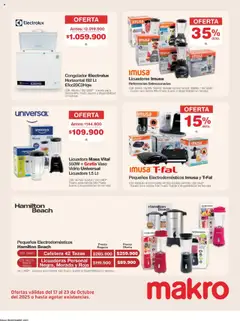 Makro - Catálogo -  Vista previa de la revista de la tienda Makro valido desde el 17.10.2025 | Página: 25 | Productos: Congelador, Cafetera, Licuadora
