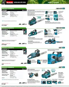 Vista previa de Makita catálogo Ope, nuevo folleto de la tienda, válido en México a partir del 07.10.2024 | Página: 30 | Productos: Bolsa, Nueces, Motosierra, Cadena