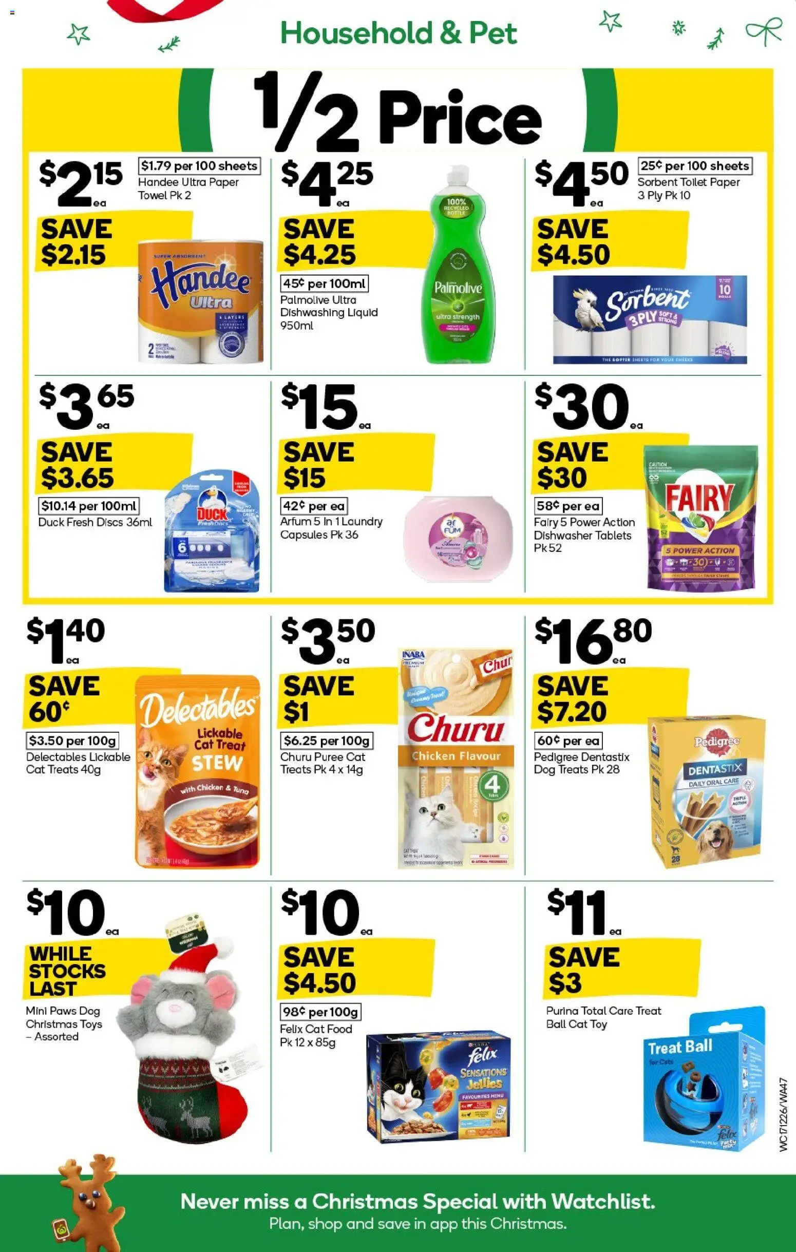 Woolworths catalogue - valid from 17.12.2025 | Page: 47 | Products: Household, Chicken, Tuna, Tablets