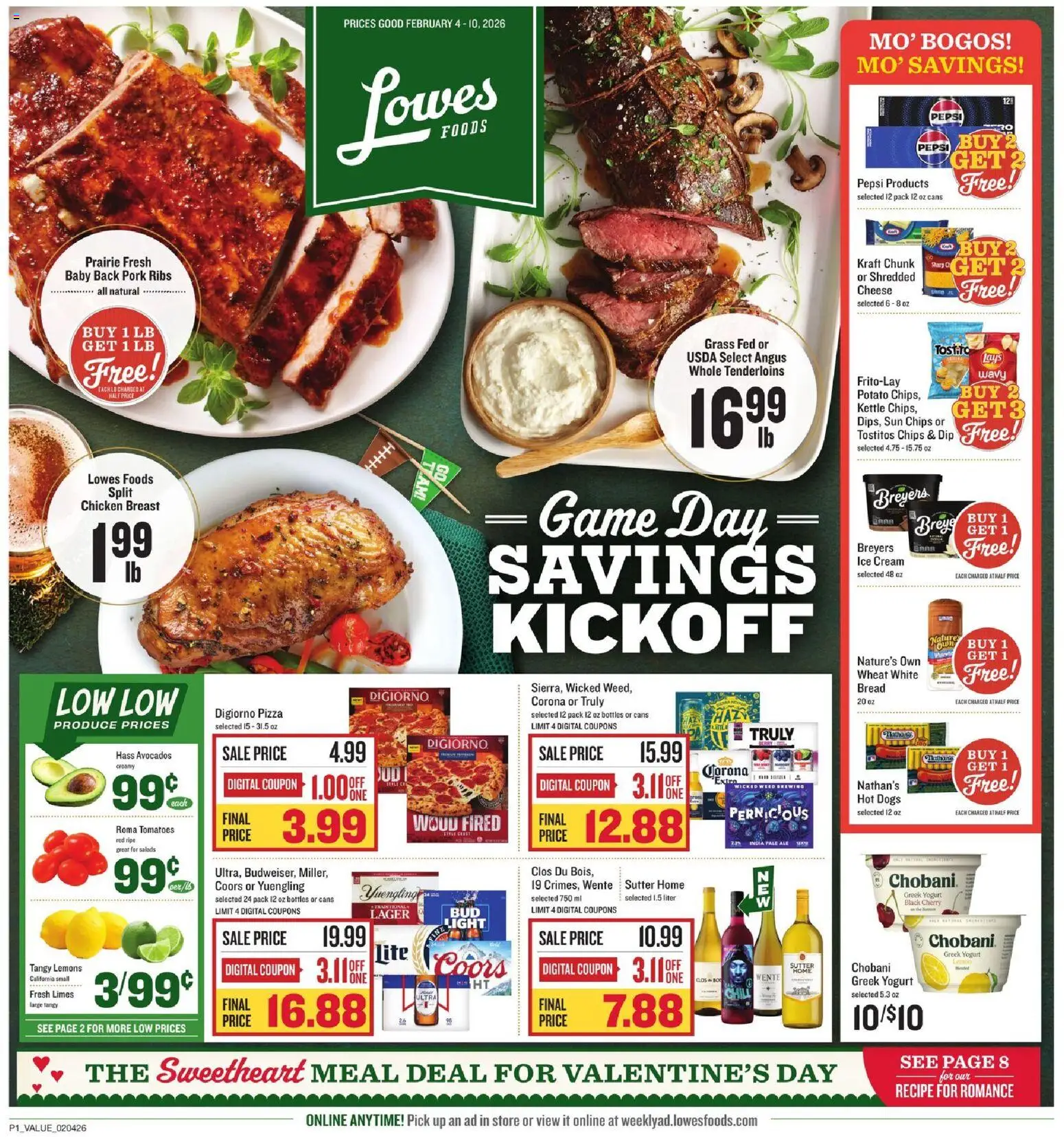 Lowes Foods Weekly Ad - NC - valid from 04.02.2026 | Page: 1