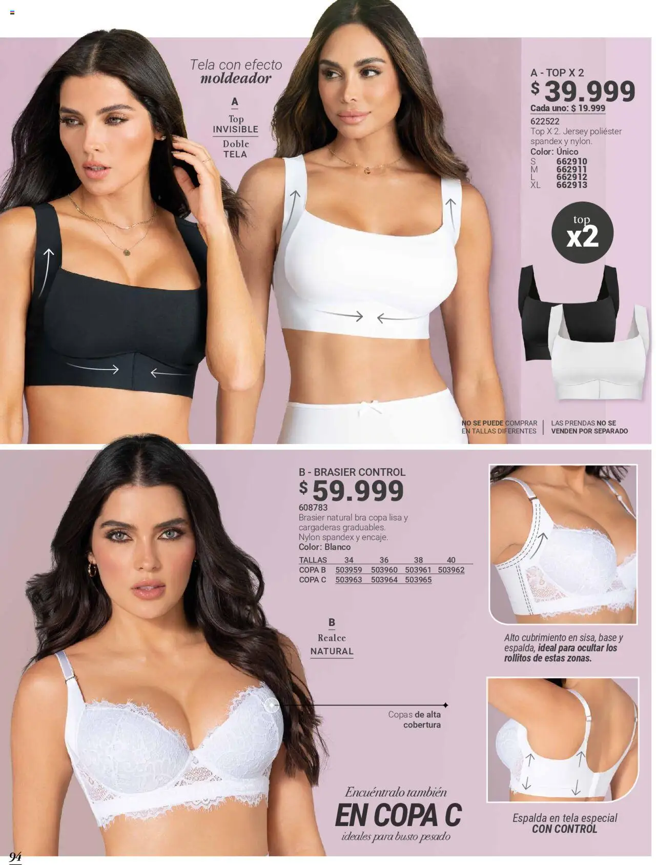 Carmel revista - valida desde el 28.07.2025 | Página: 96 | Productos: Brasier, Top