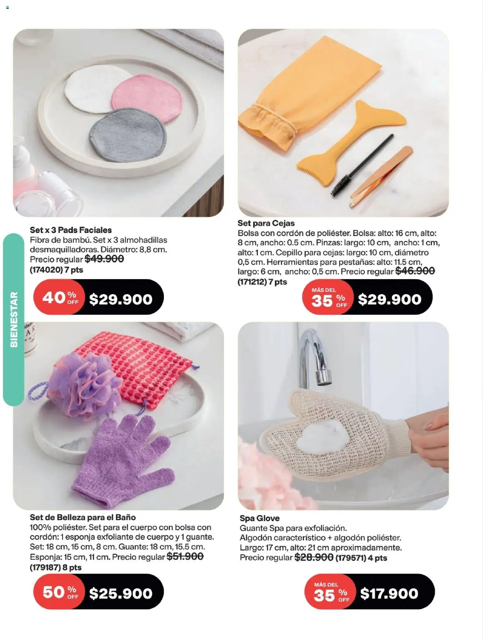 Avon revista - valida desde el 01.05.2026 | Página: 170 | Productos: Algodón, Guante, Bolsa, Baño