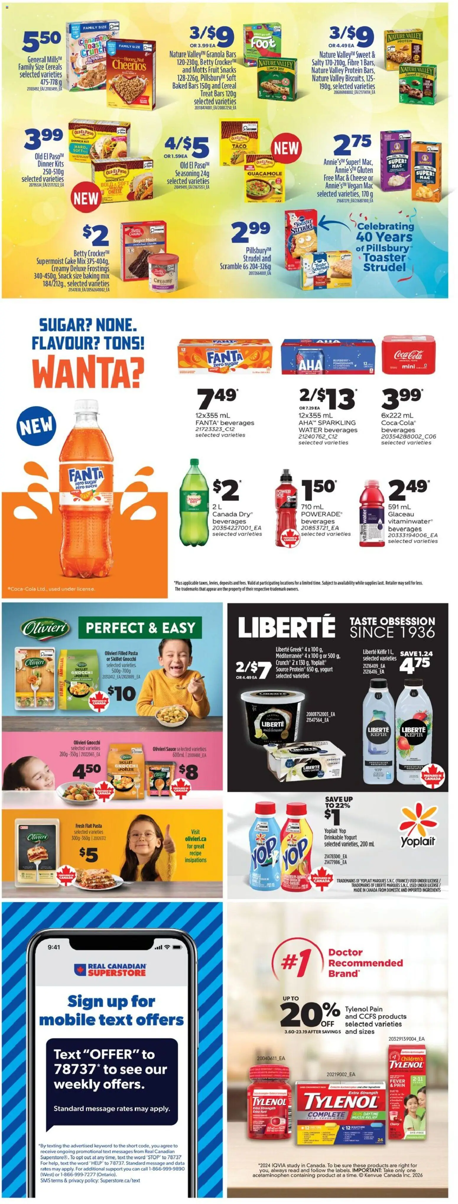 Real Canadian Superstore flyer valid from 05.03.2026 | Page: 35 | Products: Pasta, Toaster, Box, Yogurt