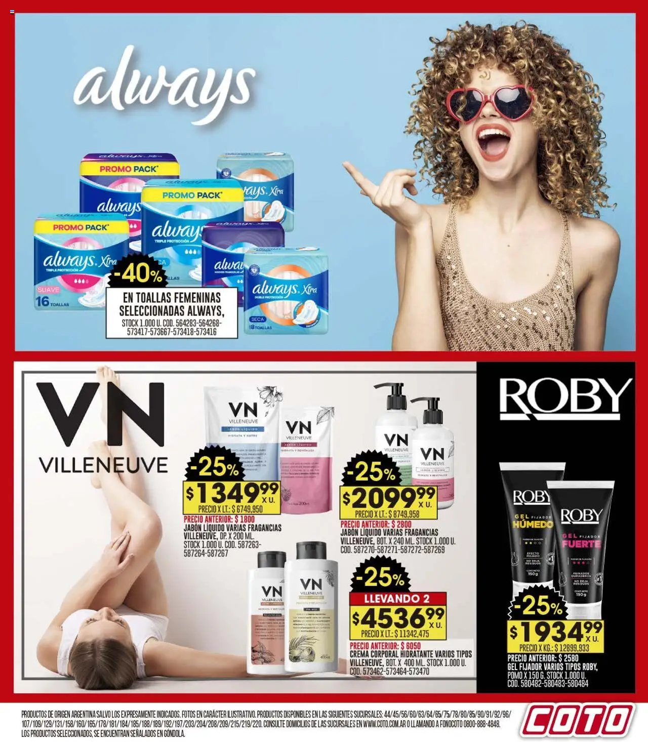 Coto ofertas │ válido desde el 16.06.2025 | Página: 21 | Productos: Toallas, Jabón líquido, Fijador, Jabón