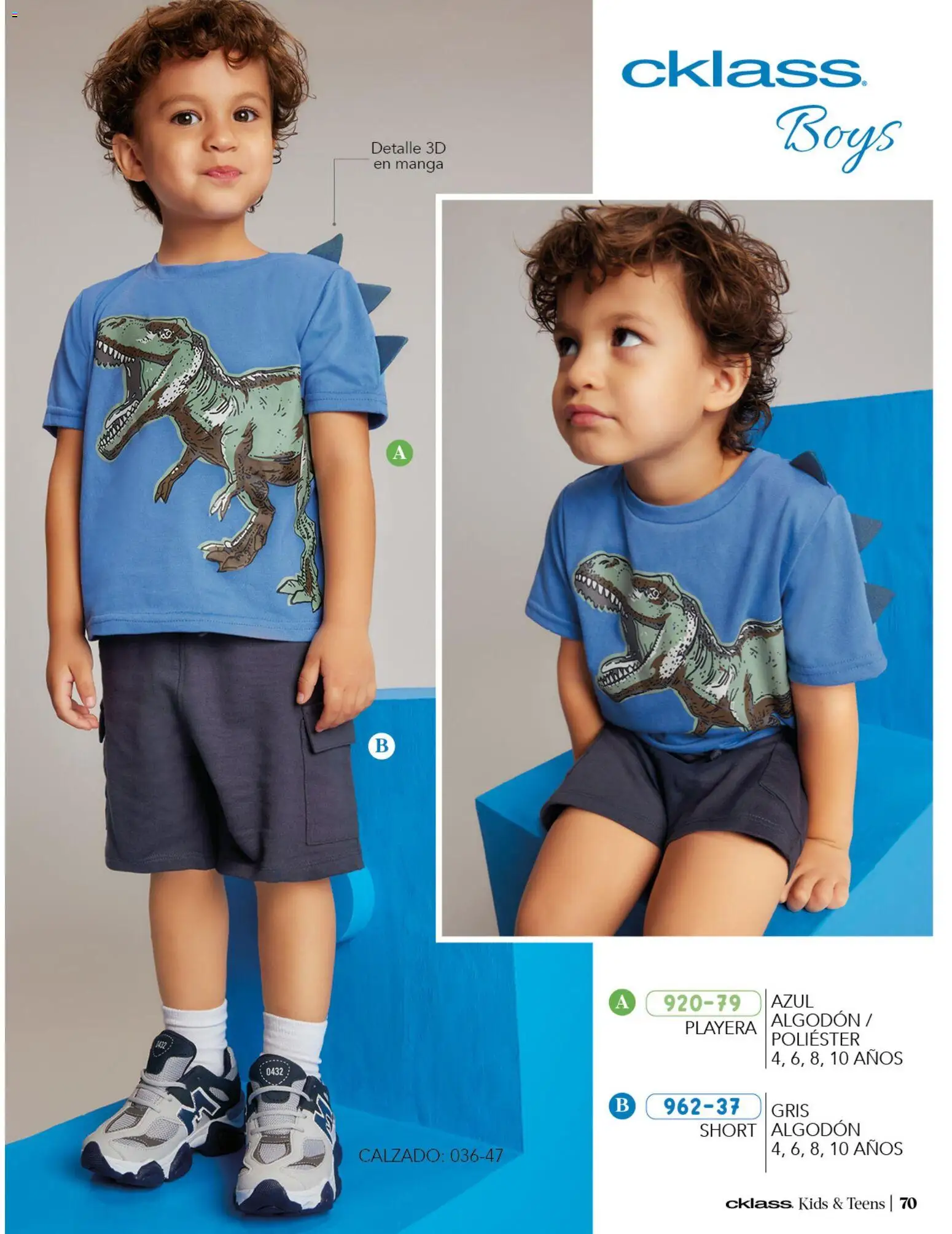 Nuevas ofertas de Cklass válidas en toda la República Mexicana desde el 02.01.2026. ¡Encuentra las mejores ofertas en Cklass catálogo Kids Niño! | Página: 81 | Productos: Manga, Algodón, Playera, Short