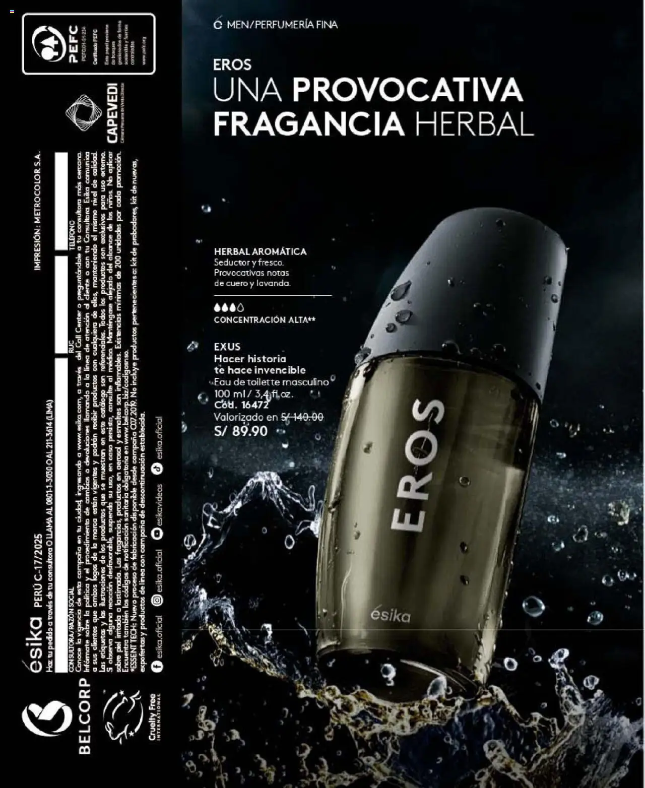 Catálogo Ésika válido desde 24.10.2025 | Página: 36 | Productos: Té, Teléfono, Fragancia, EAU de Toilette