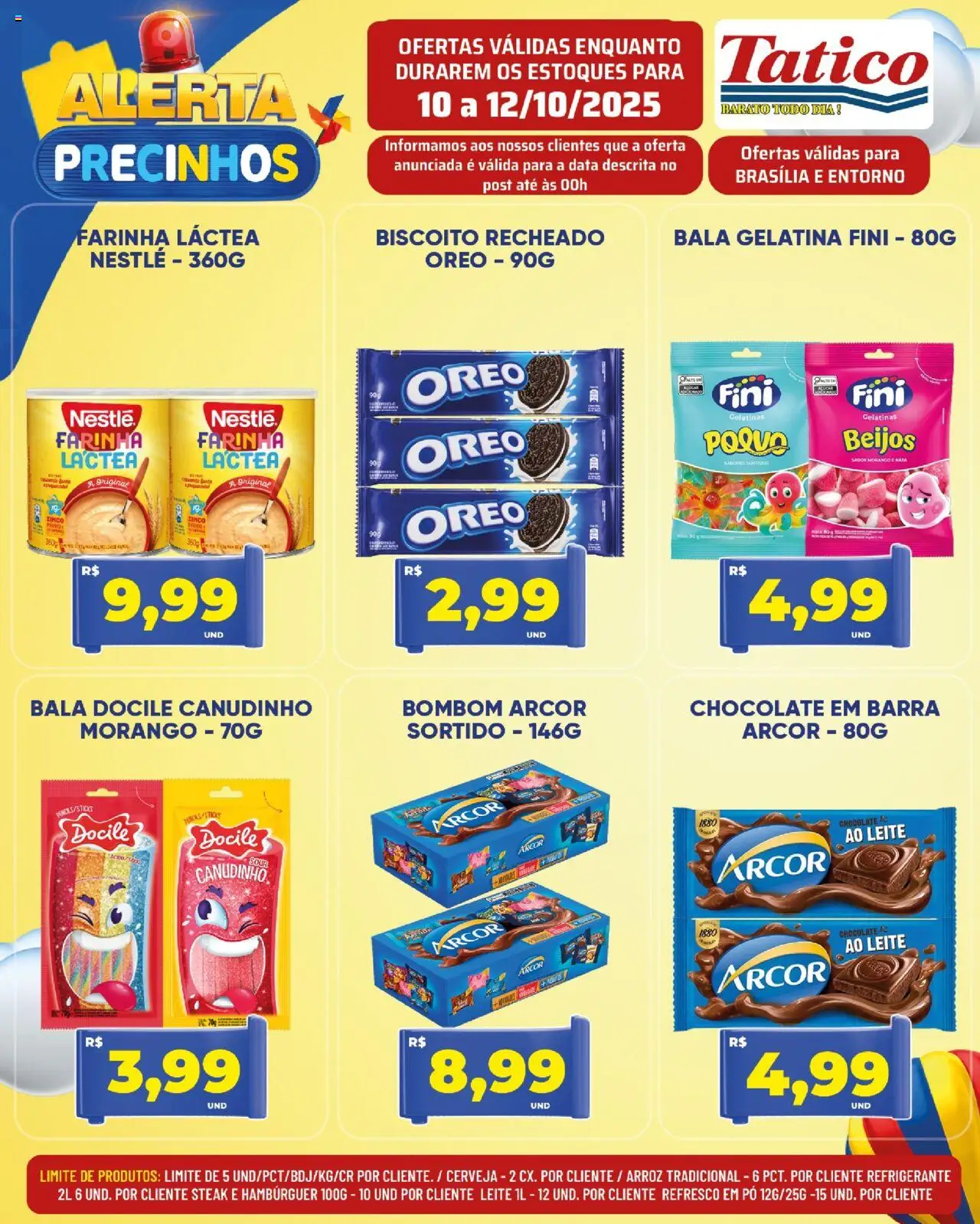 Tatico Folheto - válido de 10.10.2025 | Página: 3 | Produtos: Cerveja, Arroz, Bombom, Bala