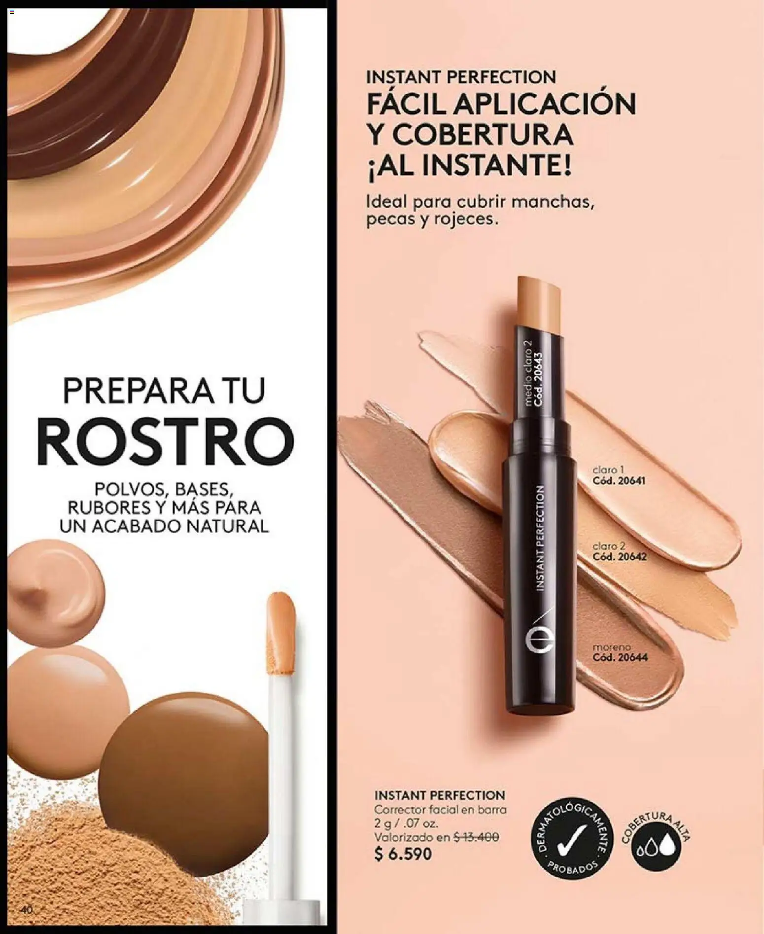 Catálogo Ésika Campaña 1 │ válido desde el 01.01.2026 | Página: 40 | Productos: Corrector
