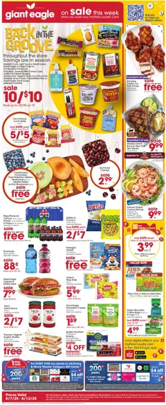 Preview of Giant Eagle weekly ads valid from 07.08.2025