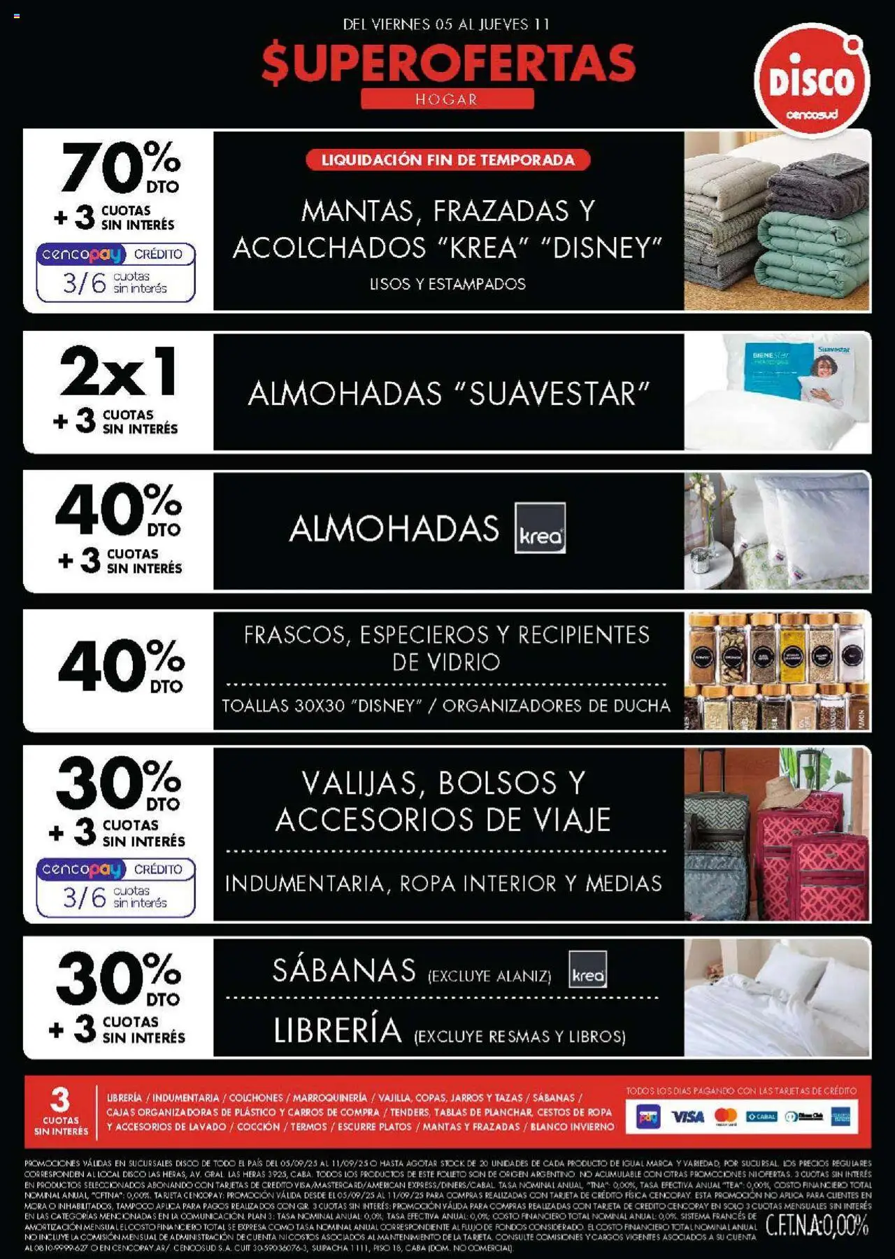 Disco - Non Food │ válido desde el 05.09.2025 | Página: 1 | Productos: Disco, Ducha, Ropa interior, Medias