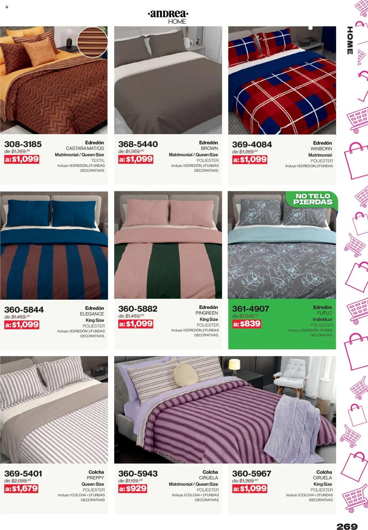 Nuevas ofertas de Andrea válidas en toda la República Mexicana desde el 10.08.2025. ¡Encuentra las mejores ofertas en Andrea - Catálogo Outlet! | Página: 269