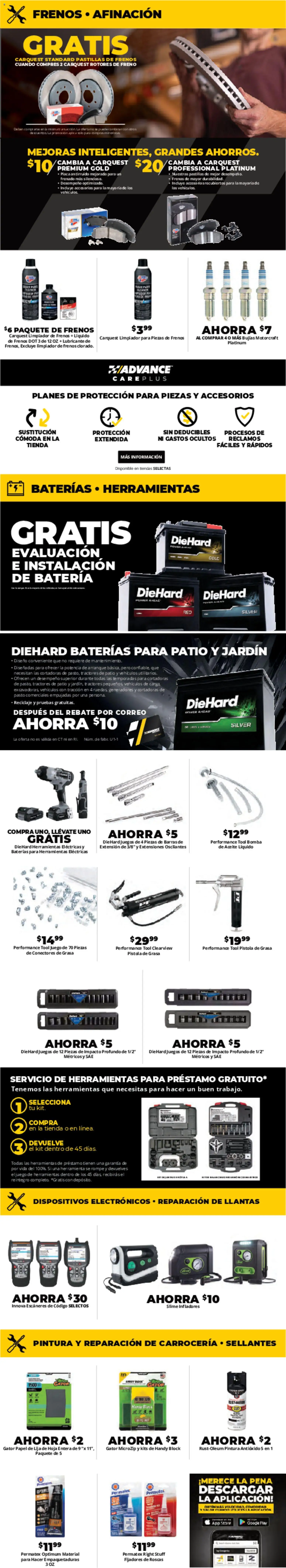 Advance Auto Parts Sales Ad - Spanish - valid from 24.04.2026 | Page: 4