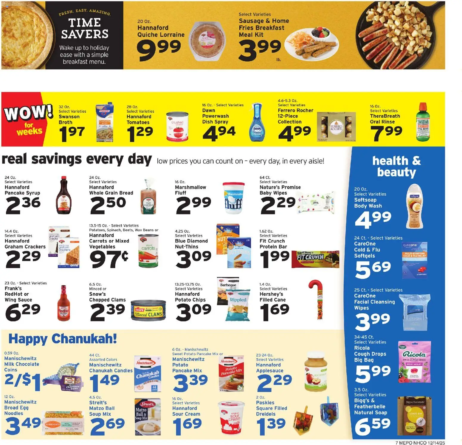 Hannaford Weekly Ad - valid from 14.12.2025 | Page: 7 | Products: Tomatoes, Candies, Chips, Sauce
