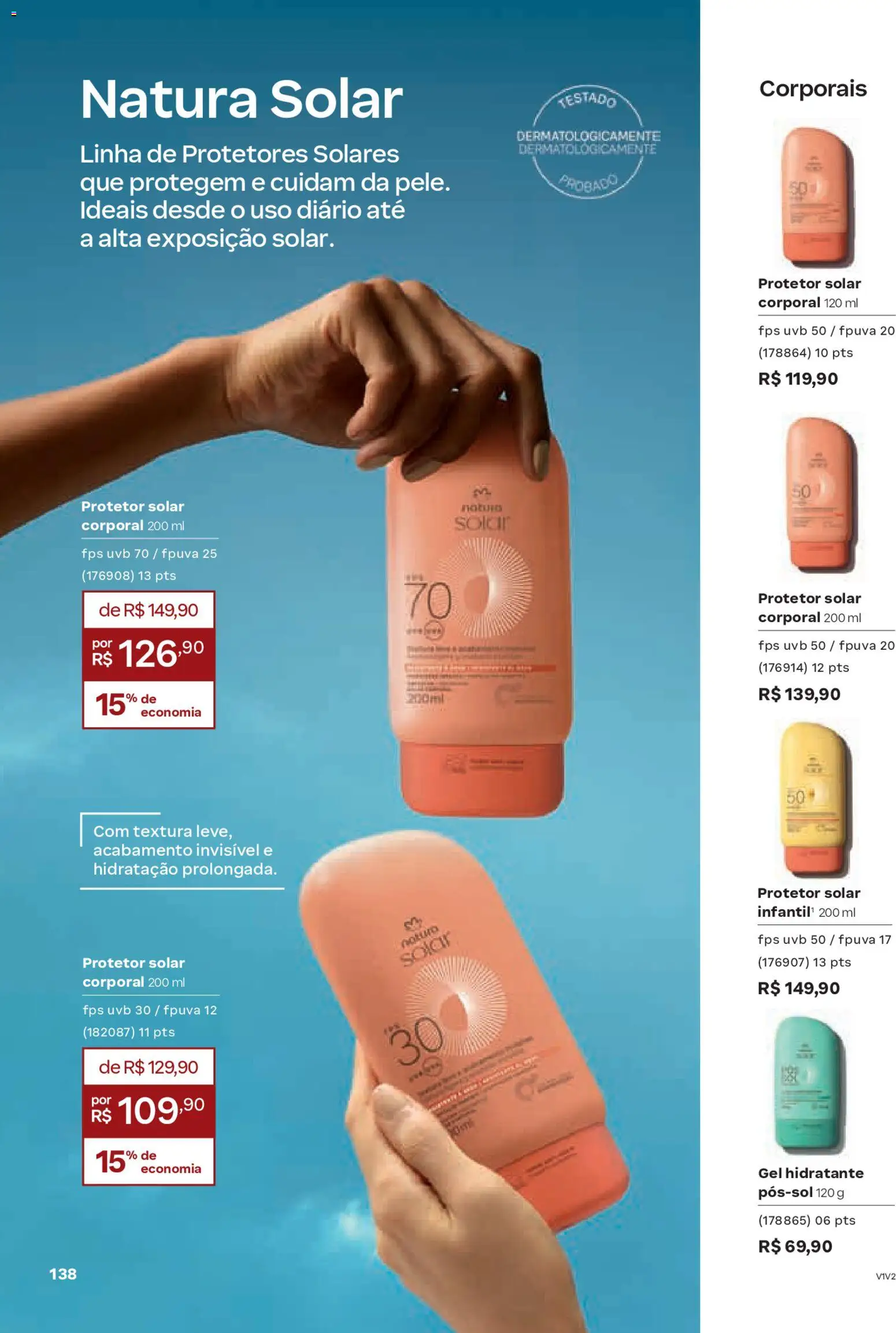 Natura Folheto - válido de 04.02.2026 | Página: 138 | Produtos: Protetor solar