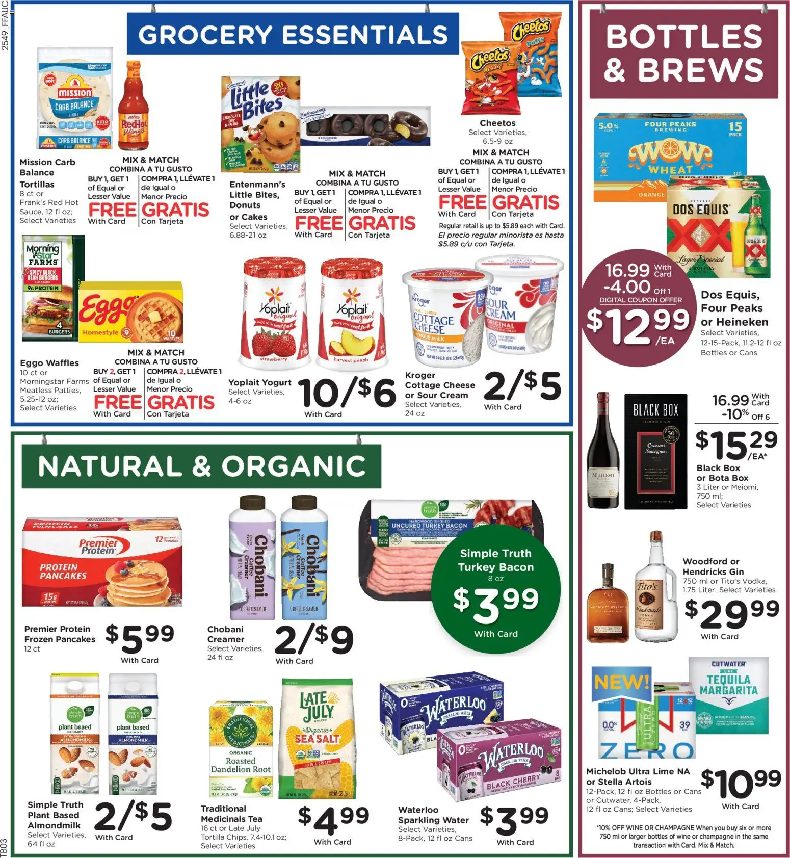 Fry's Food Weekly Ad - valid from 07.01.2026 | Page: 8 | Products: Yogurt, Tea, Sour cream, Salt