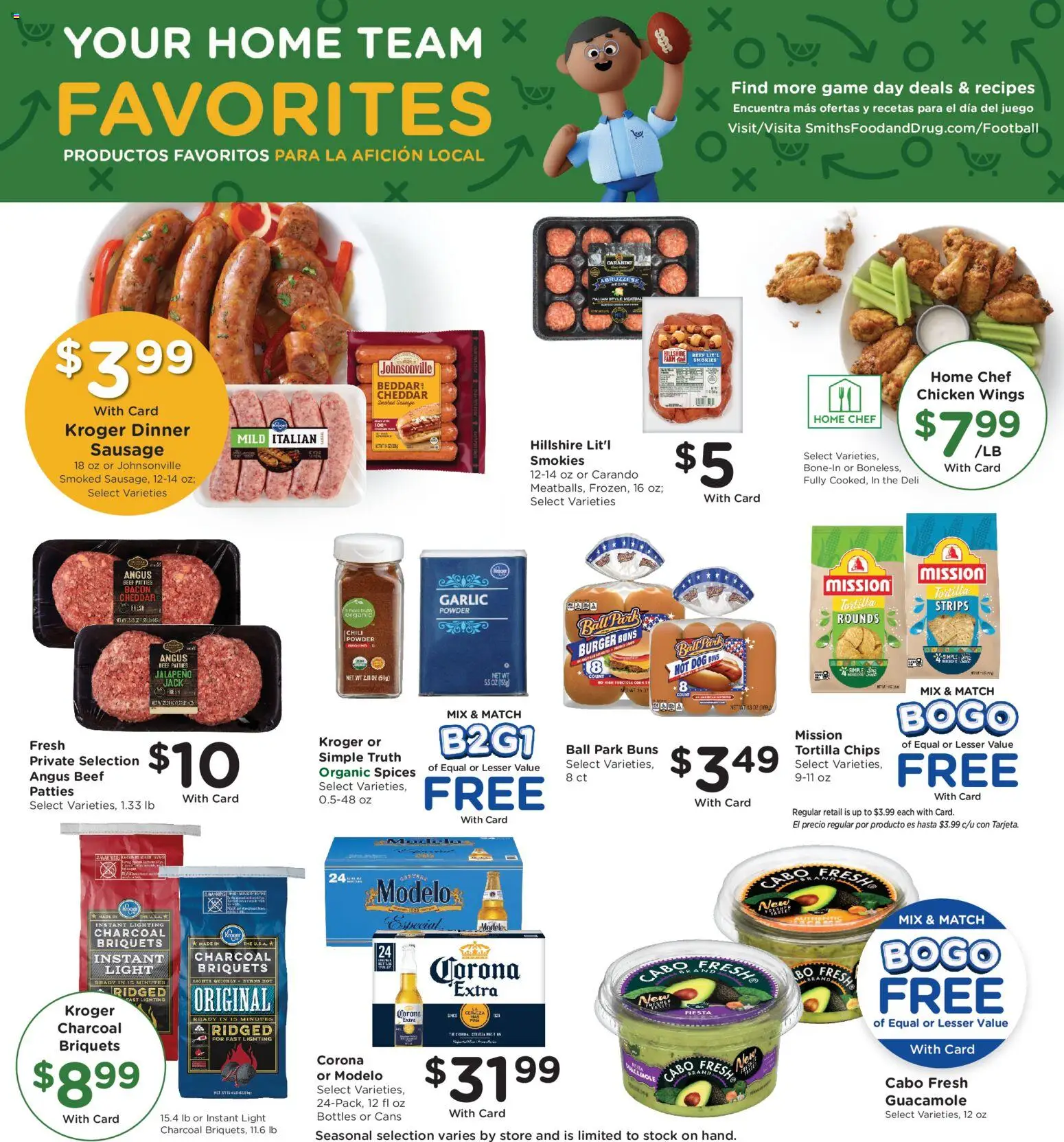 Smith's Weekly Ad - WY - valid from 29.10.2025 | Page: 11 | Products: Beef, Chips, Sausage, Game