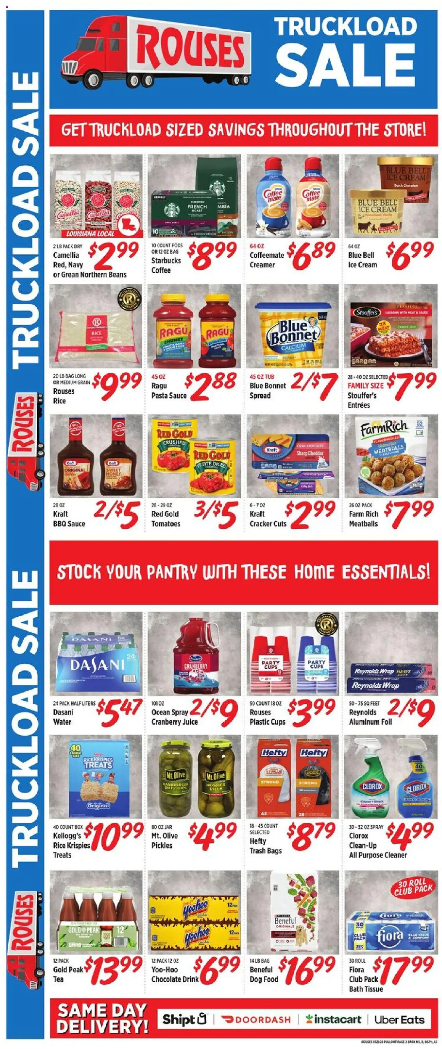 Rouses Weekly Ad - valid from 28.01.2026 | Page: 4 | Products: Box, Dog Food, Chocolate, Rice