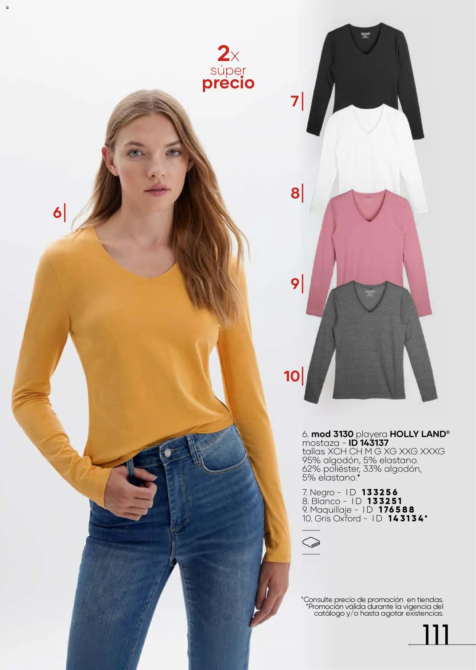 Nuevas ofertas de Price Shoes válidas en toda la República Mexicana desde el 27.11.2025. ¡Encuentra las mejores ofertas en Price Shoes catálogo Cierre De Temporada ! | Página: 111 | Productos: Mostaza, Playera, Maquillaje