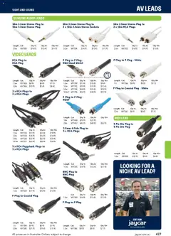 Preview of Jaycar Engineering & Scientific Catalogue 2025/2026  - valid from 09.07.2025 | Page: 427 | Products: Audio, Stereo