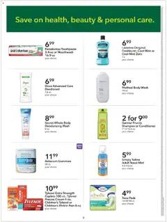 Publix Extra Savings - valid from 12.07.2025 | Page: 8 | Products: Probiotics, Socket, Deodorant, Mouthwash