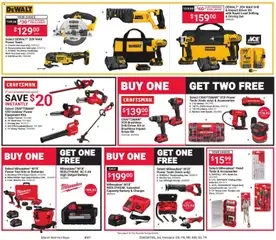 Preview of Giant Eagle weekly ads valid from 01.03.2026 | Page: 4 | Products: Screwdriver, Battery, Reciprocating Saw, Circular Saw