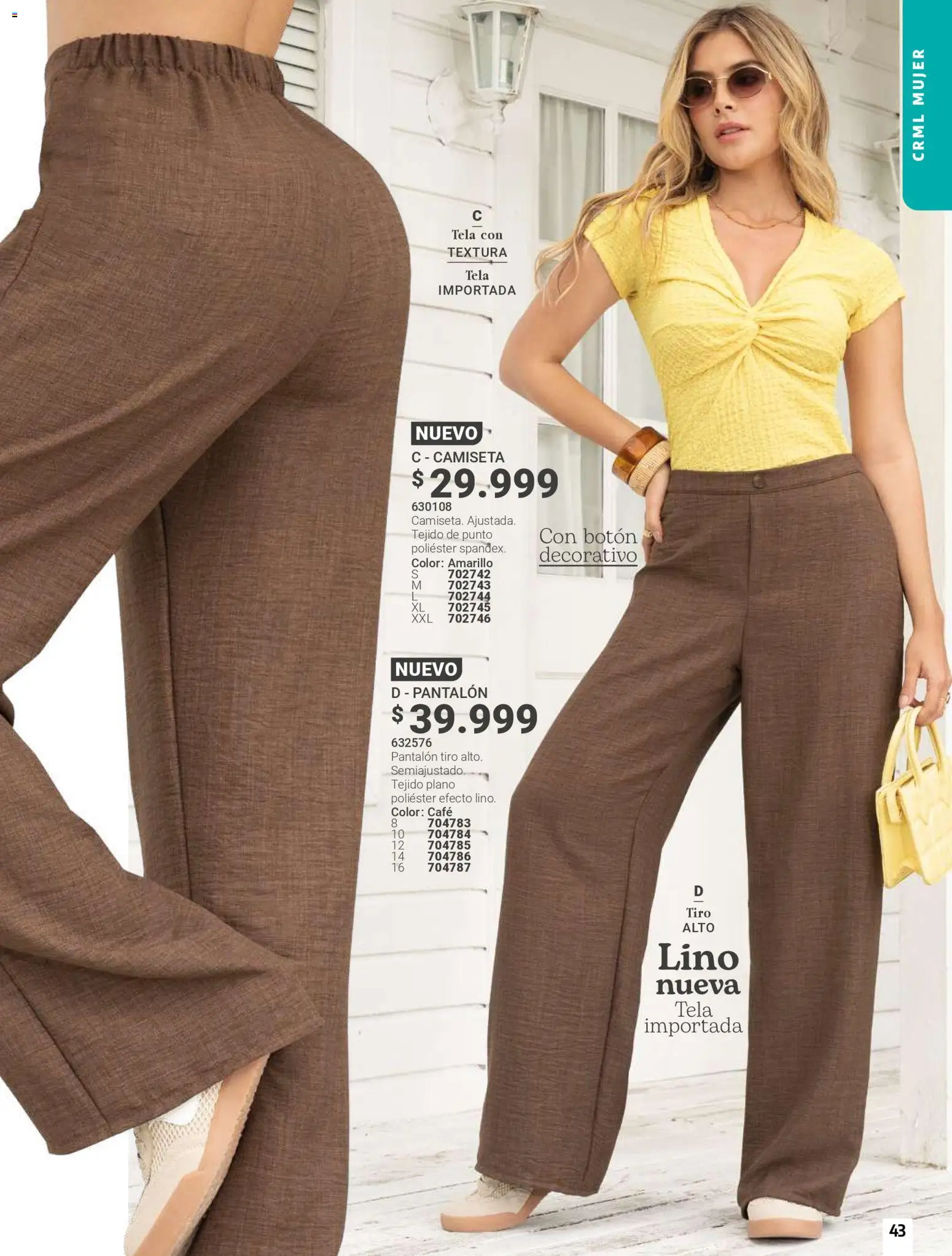 Carmel revista - valida desde el 01.04.2026 | Página: 43 | Productos: Camiseta, Café