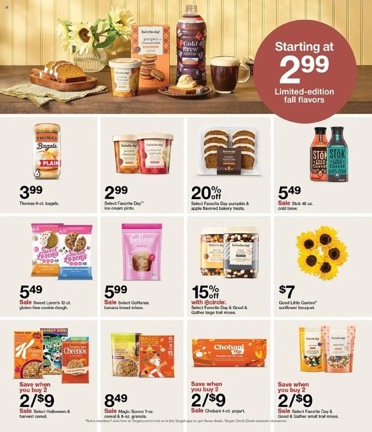 Target Weekly Ad - valid from 21.09.2025 | Page: 7 | Products: Bakery, Bread, Coffee, Pumpkin