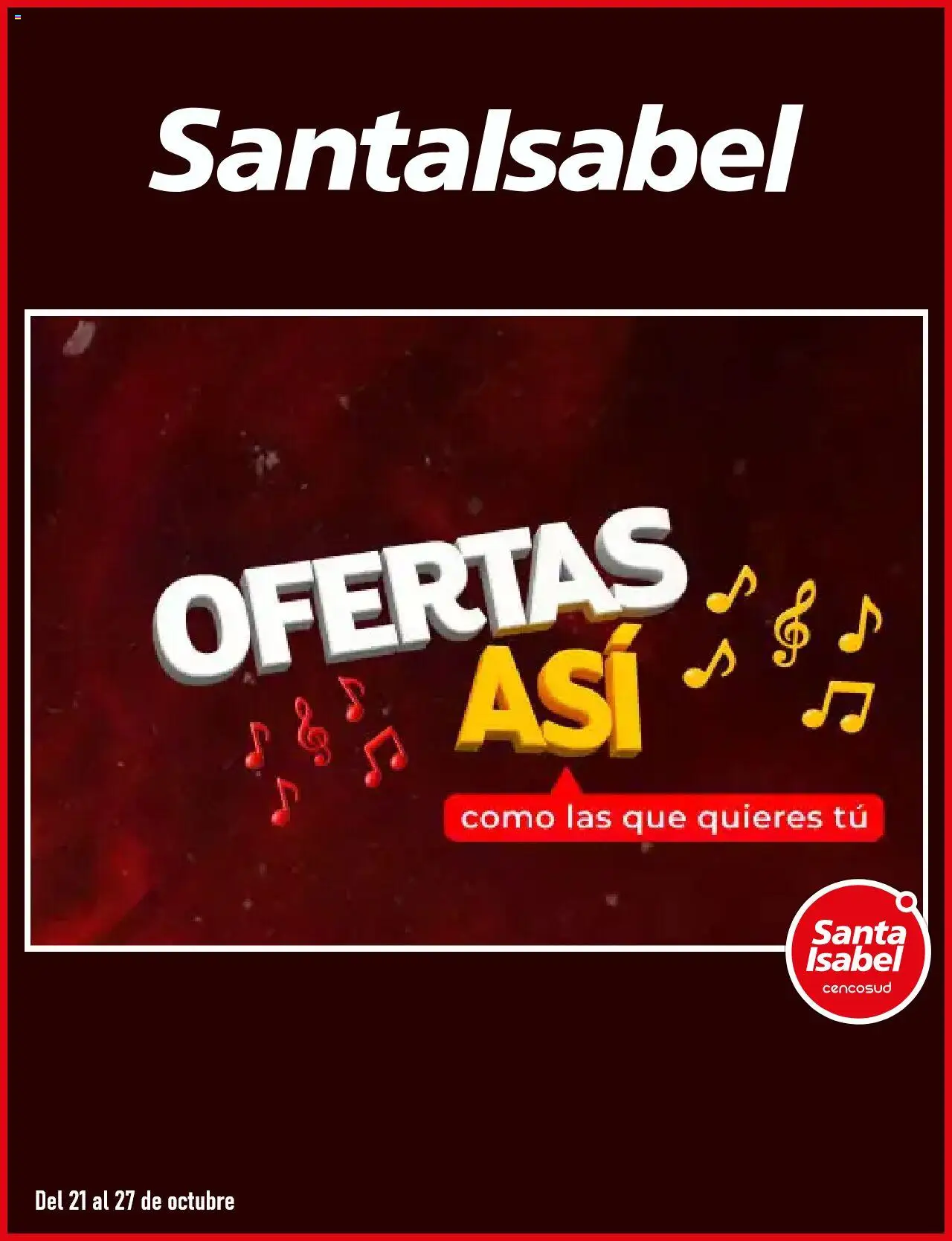 Santa Isabel ofertas  │ válido desde el 21.10.2025 | Página: 1