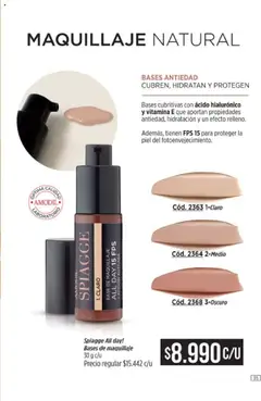 Catálogo Amodil Campaña 13 │ válido desde el 18.07.2025 | Página: 35 | Productos: Base de maquillaje, Maquillaje
