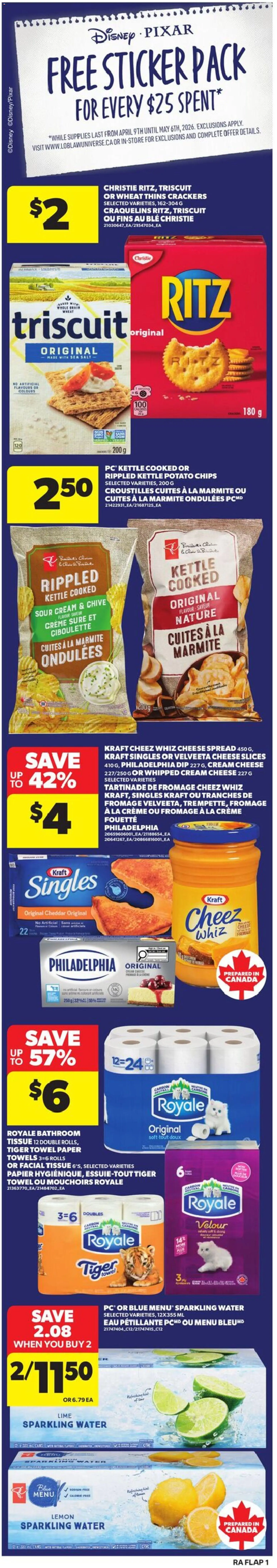 Atlantic Superstore flyer valid from 23.04.2026 | Page: 1 | Products: Sour cream, Cream, Kettle, Cheese