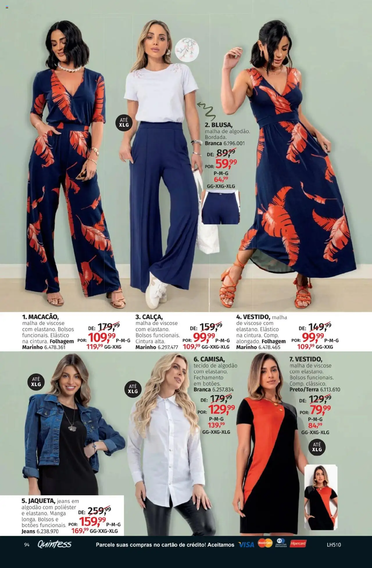 Quatro Estações Folheto - válido de 01.10.2025 | Página: 94 | Produtos: Tecido, Algodão, Jeans