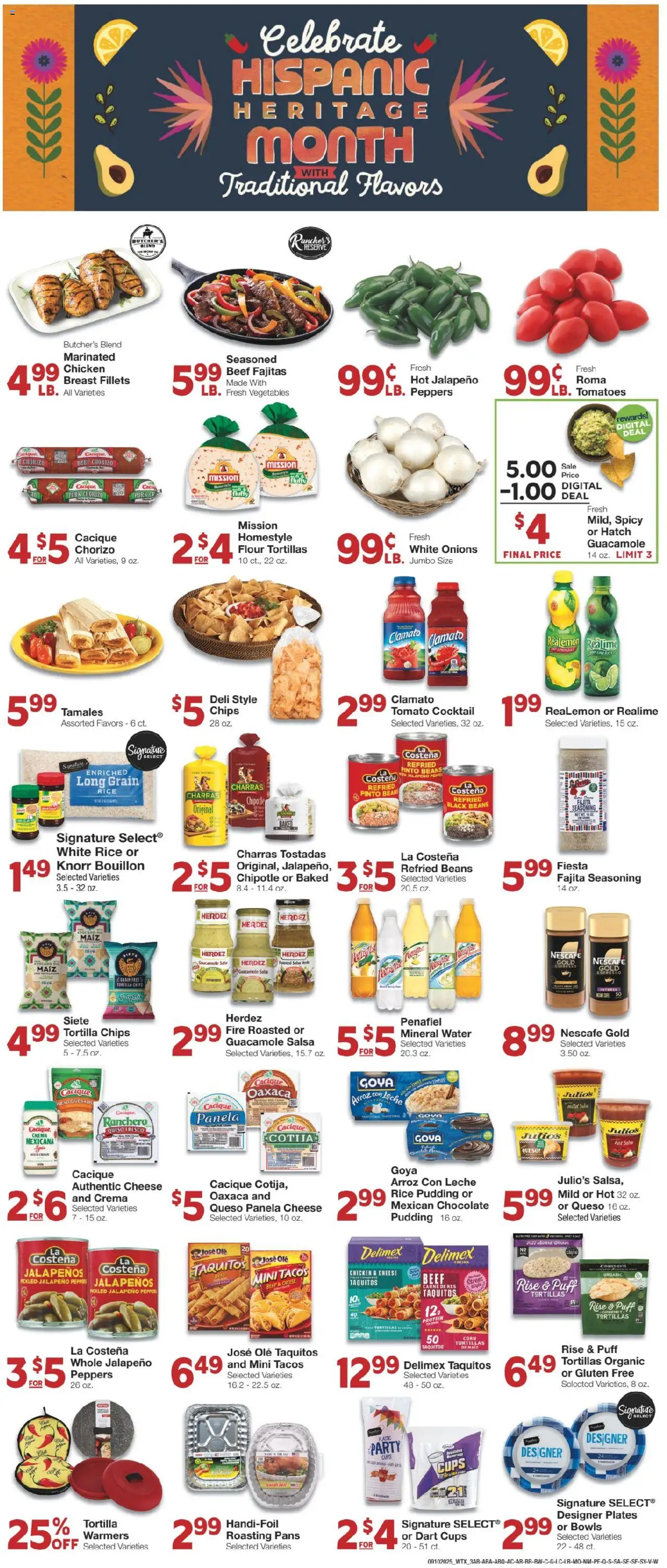 United Supermarkets Weekly Ad - valid from 09.09.2025 | Page: 3 | Products: Corn, Oil, Pork, Rice