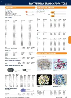 Preview of Jaycar Engineering & Scientific Catalogue 2025/2026  - valid from 09.07.2025 | Page: 245