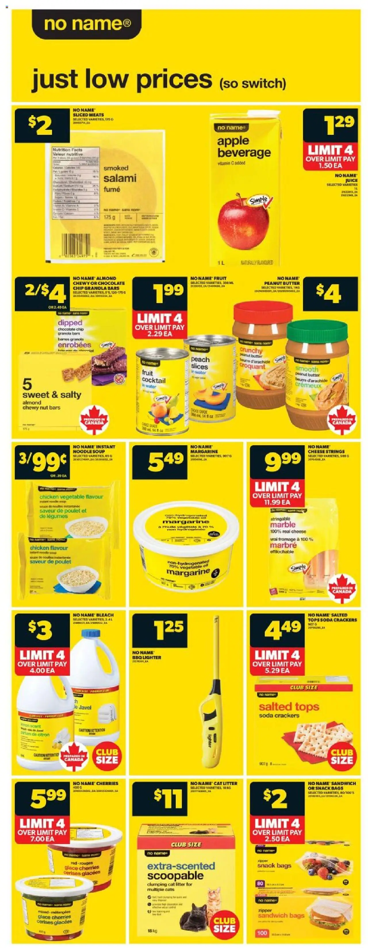 Real Canadian Superstore flyer valid from 16.10.2025 | Page: 8 | Products: Butter, Chocolate, Salami, Juice
