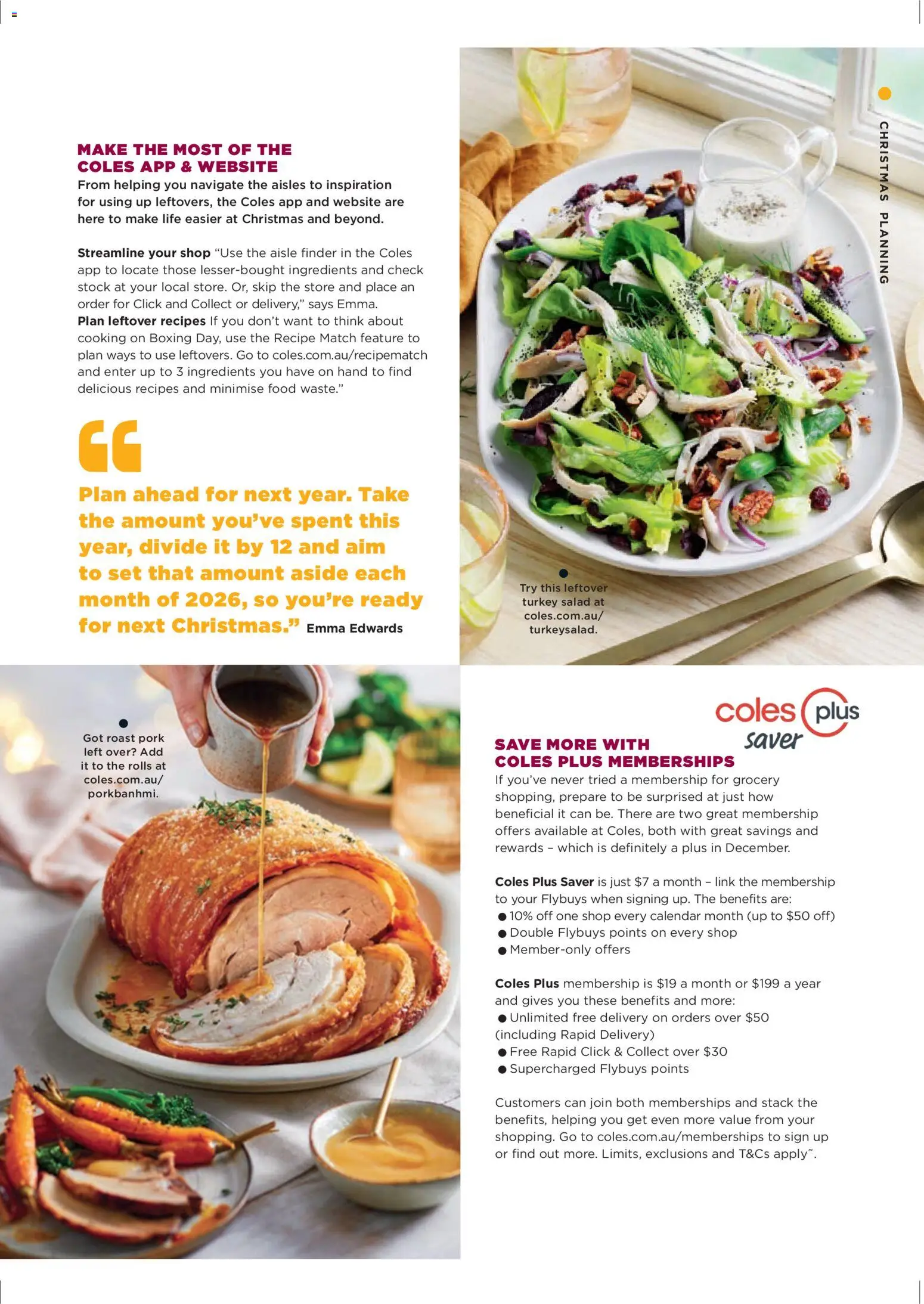 Coles catalogue - valid from 04.12.2025 | Page: 153 | Products: Pork, Salad, Turkey