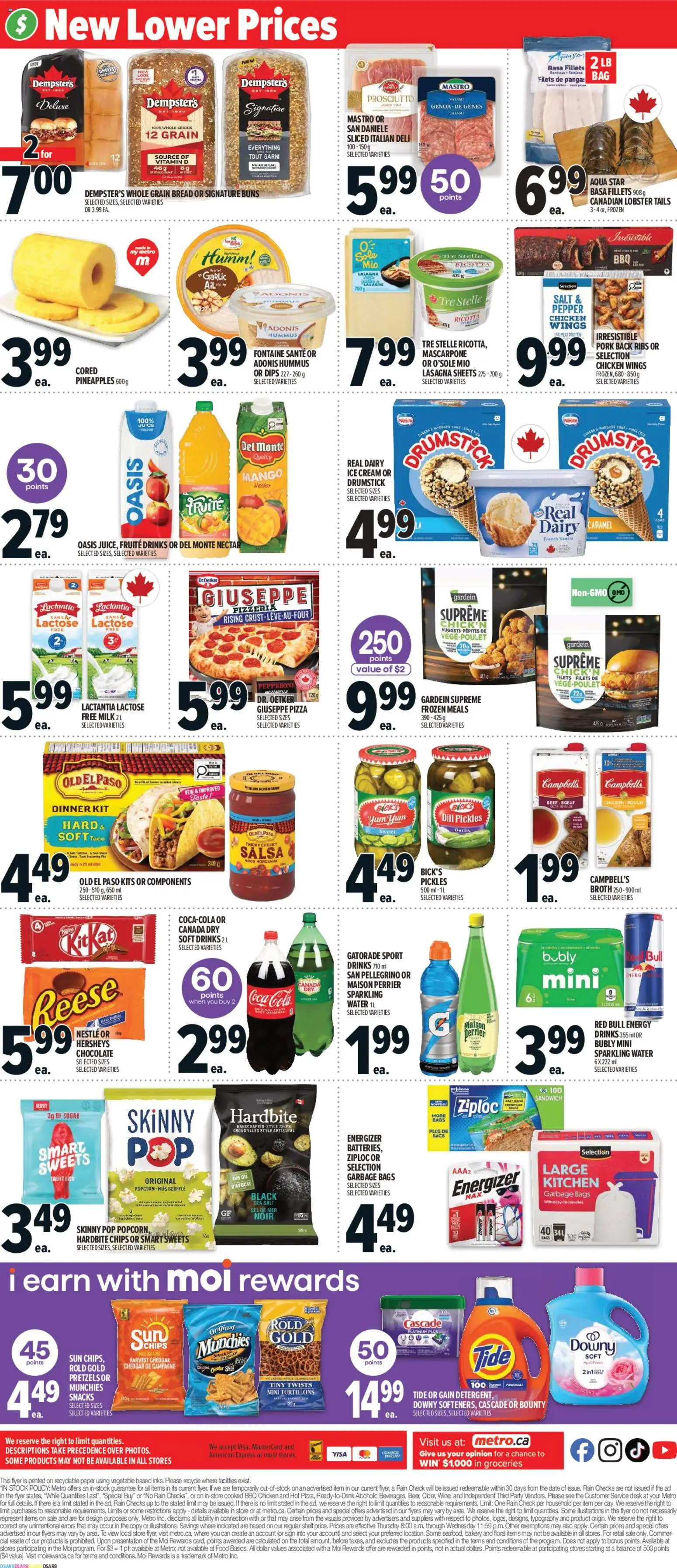 Metro flyer valid from 02.04.2026 | Page: 5 | Products: Chicken wings, Milk, Salami, Pork