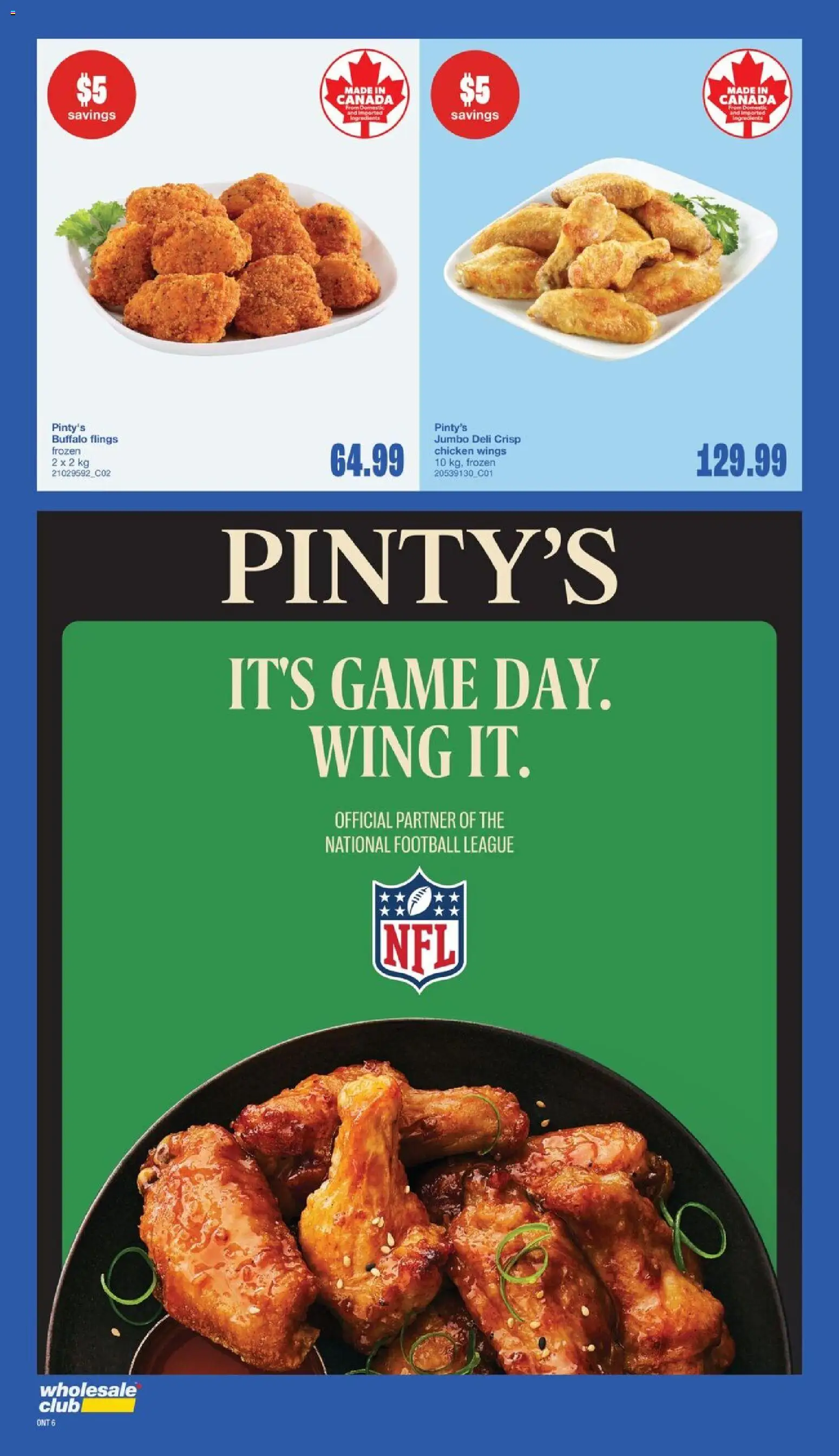 Wholesale Club flyer valid from 23.10.2025 | Page: 10 | Products: Chicken wings, Game, Chicken