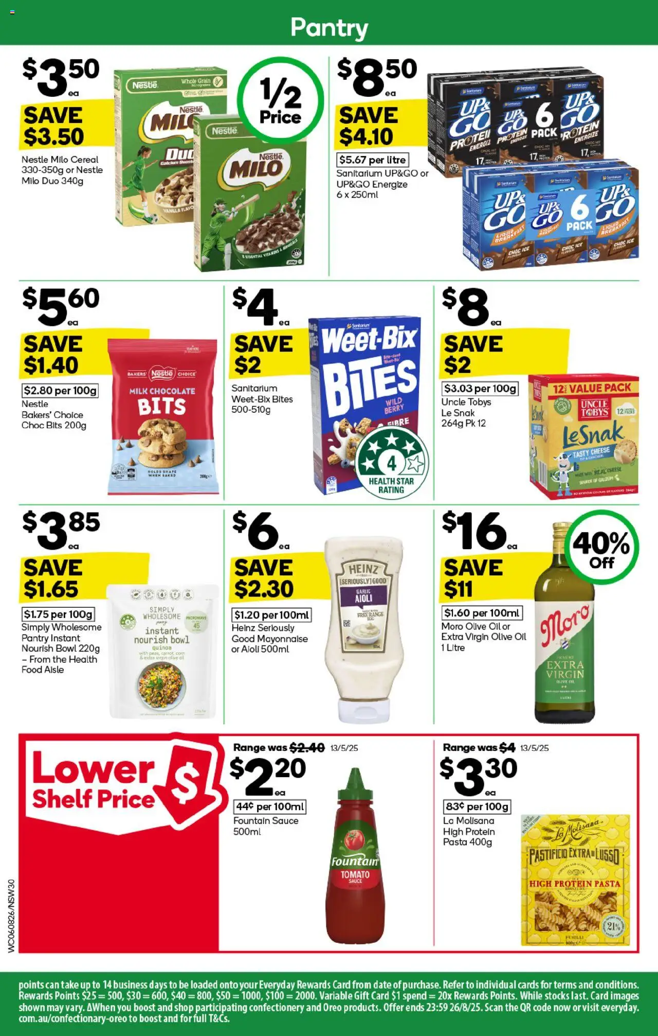 Woolworths catalogue - valid from 06.08.2025 | Page: 30 | Products: Shelf, Chocolate, Mayonnaise, Date