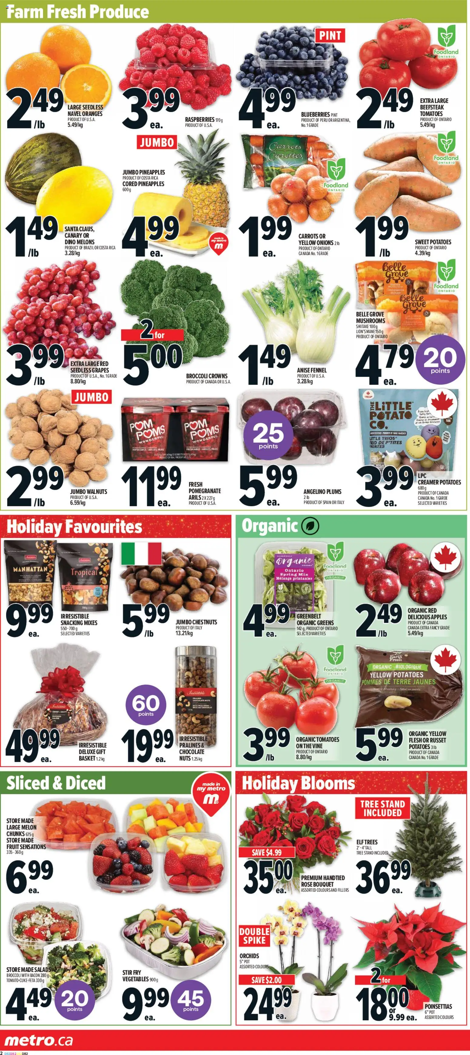 Metro flyer valid from 20.11.2025 | Page: 6 | Products: Nuts, Basket, Chocolate, Oranges