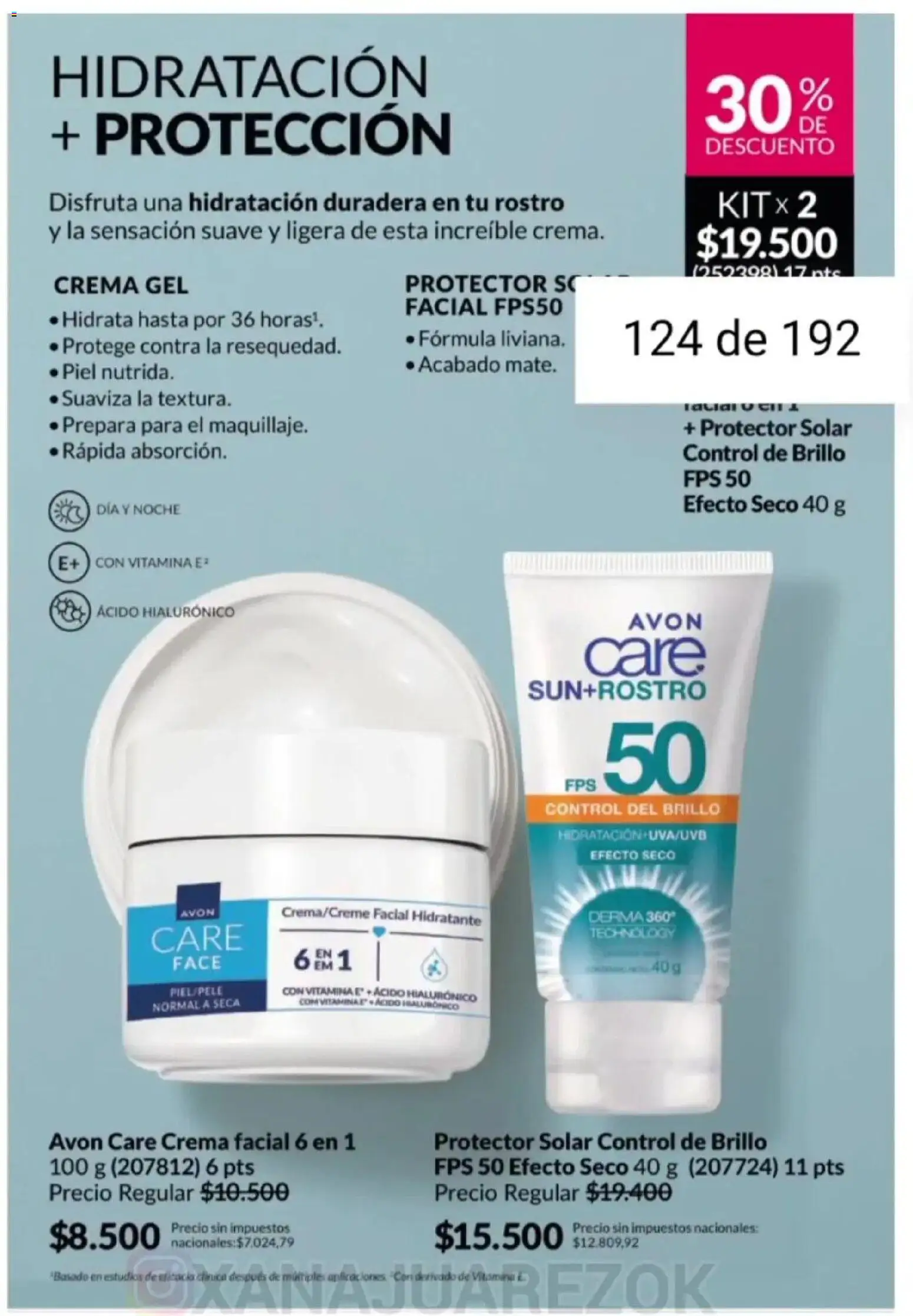 Avon - Campaña 3/2026 │ válido desde el 01.03.2026 | Página: 120 | Productos: Protector solar, Brillo, Crema