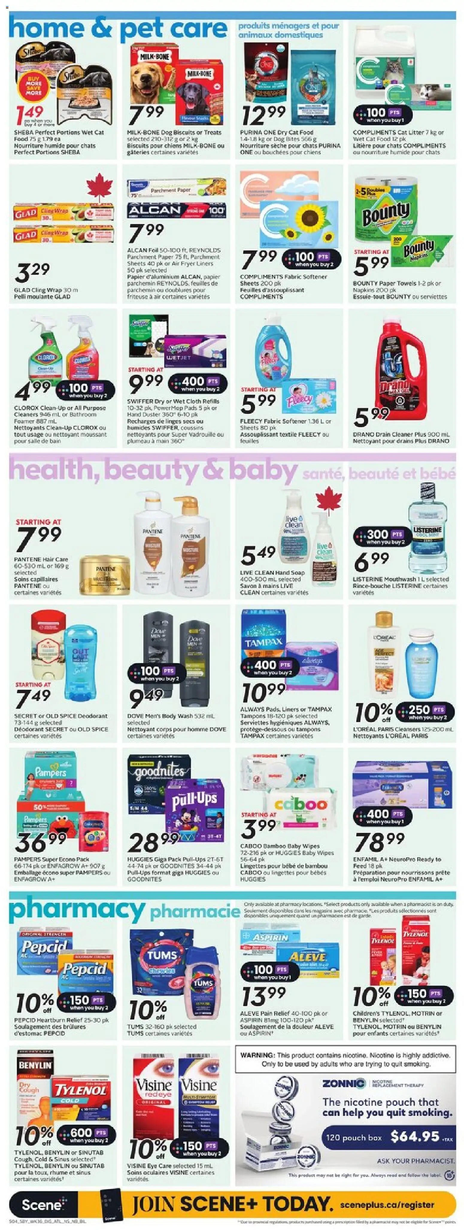 Sobeys flyer valid from 01.01.2026 | Page: 12 | Products: Fryer, Soap, Fabric softener, Box