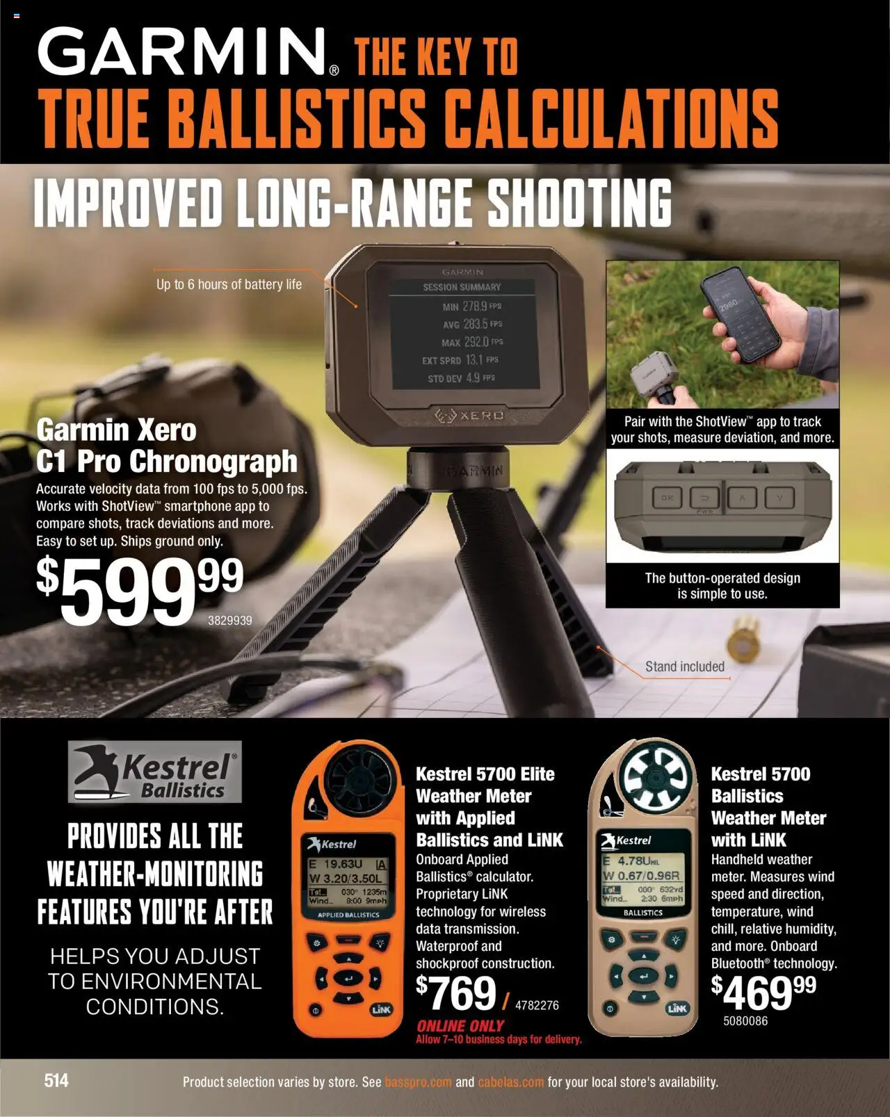 Cabela's Hunting Master 25 - valid from 11.08.2025 | Page: 514 | Products: Battery, Smartphone