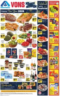 Preview of Vons weekly ads valid from 26.12.2025
