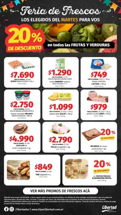 Vista previa Hipermercado Libertad - Feria de Frescos - NOA válido desde el 05.08.2025