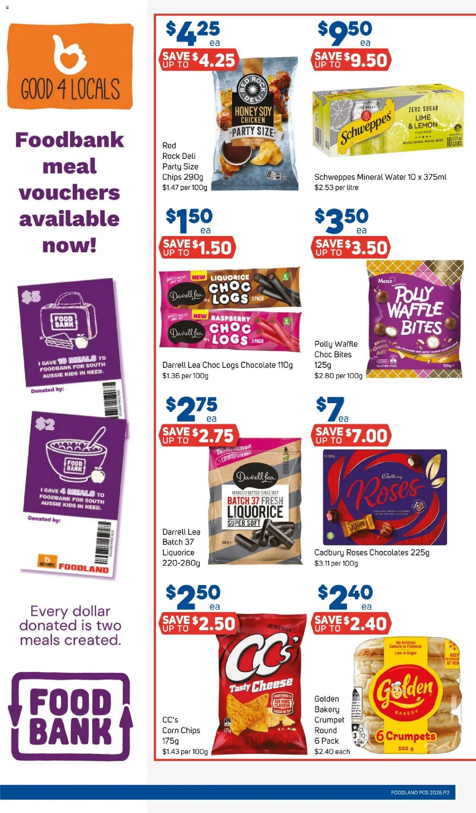 Foodland catalogue - valid from 28.01.2026 | Page: 2 | Products: Water, Lime, Raspberry, Bakery