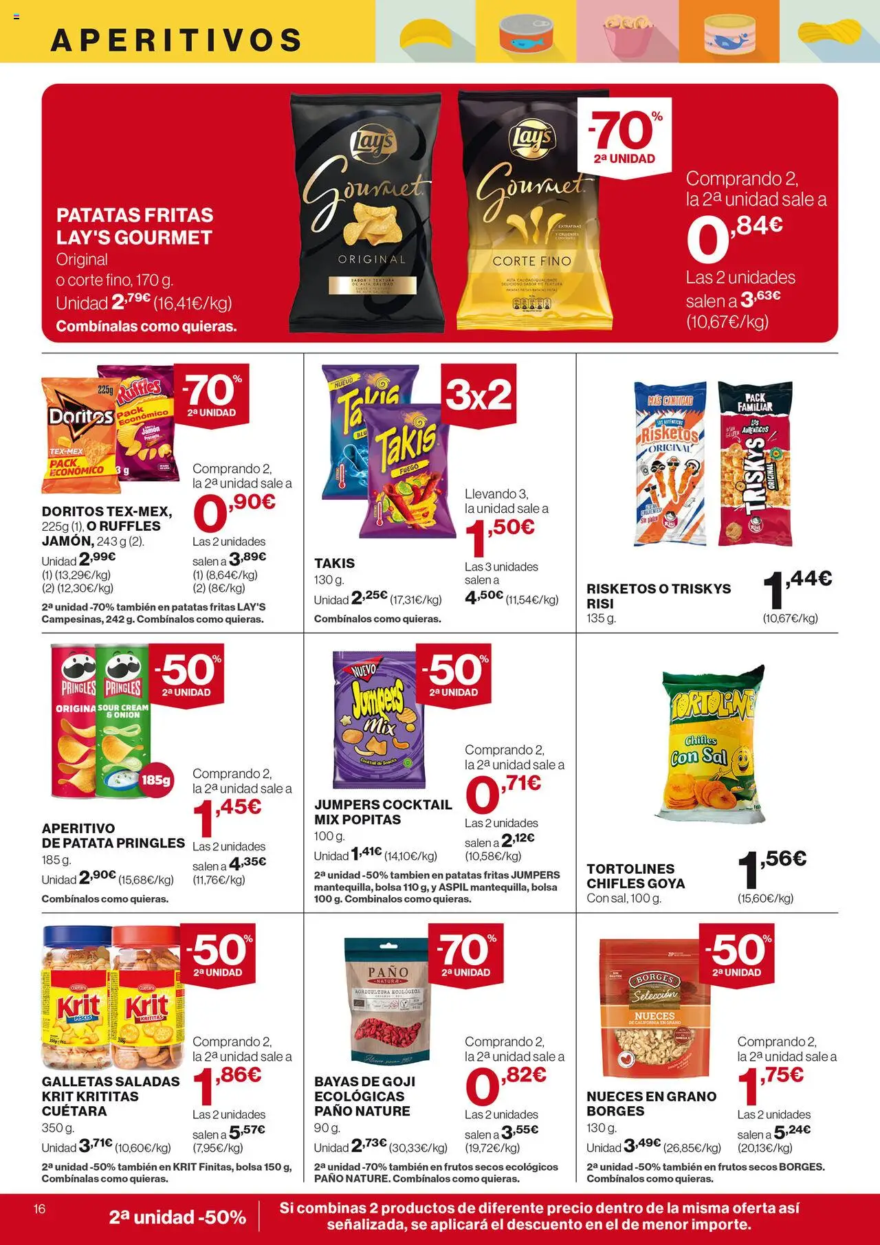 Nuevas ofertas de El Corte Inglés válidas en toda la República Mexicana desde el 31.07.2025. ¡Encuentra las mejores ofertas en El Corte Inglés - Catálogo Nuestros Mejores Precios! | Página: 18 | Productos: Bolsa, Jamón, Nueces, Galletas