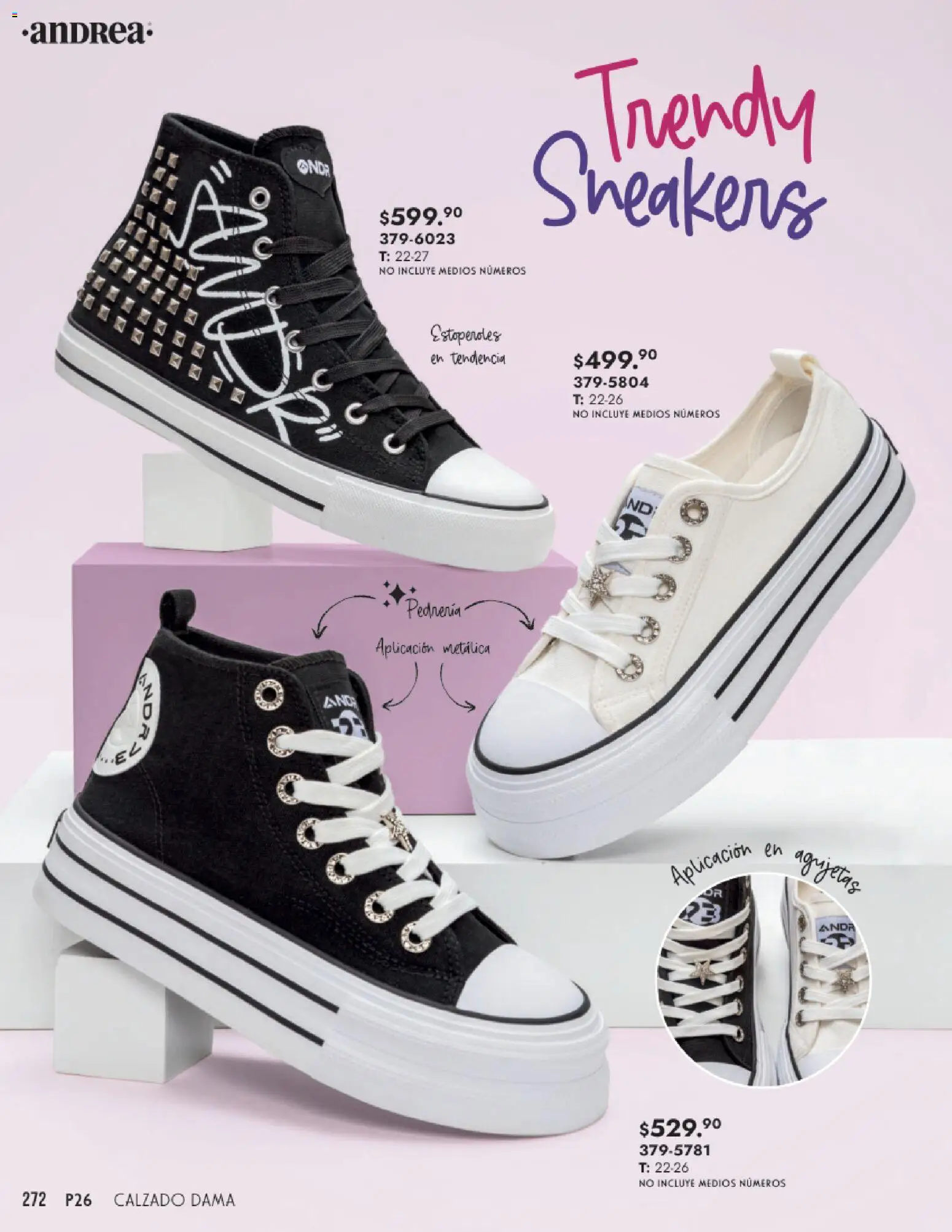 Nuevas ofertas de Andrea válidas en toda la República Mexicana desde el 25.01.2026. ¡Encuentra las mejores ofertas en Andrea catálogo Calzado Dama! | Página: 272