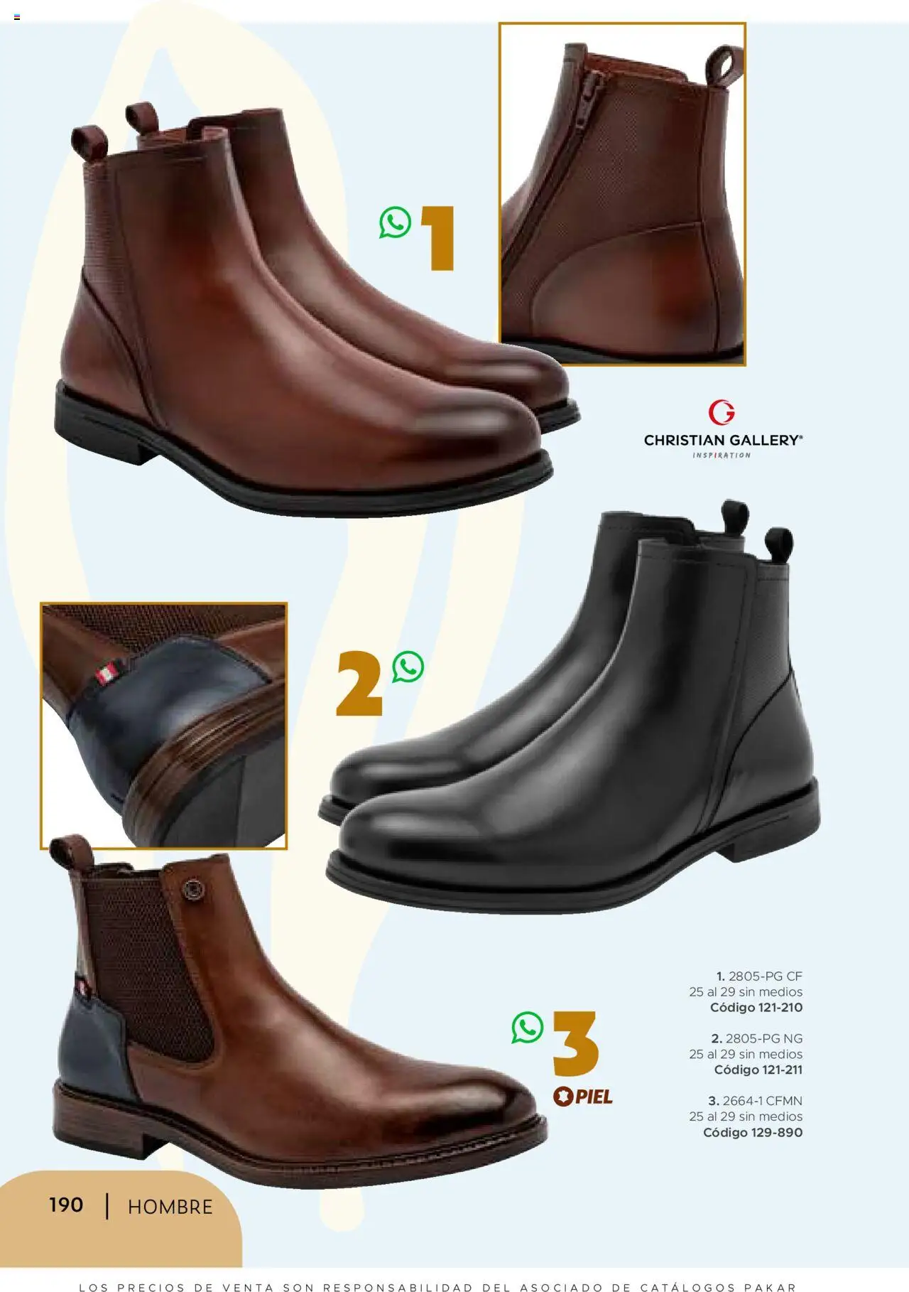 Nuevas ofertas de SC Pakar válidas en toda la República Mexicana desde el 24.07.2025. ¡Encuentra las mejores ofertas en SC Pakar - Catálogo Hombre otoño / invierno! | Página: 190